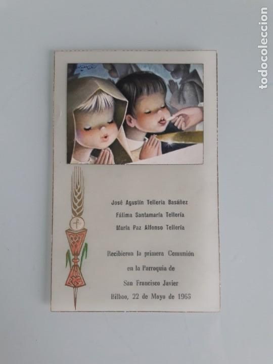 Otros Art&iacute;culos de Coleccionismo en Papel: TARJETA DE PRIMERA COMUNI&Oacute;N - SAN FRANCISCO JAVIER - BILBAO - 4267 - 22 DE MAYO DE 1965