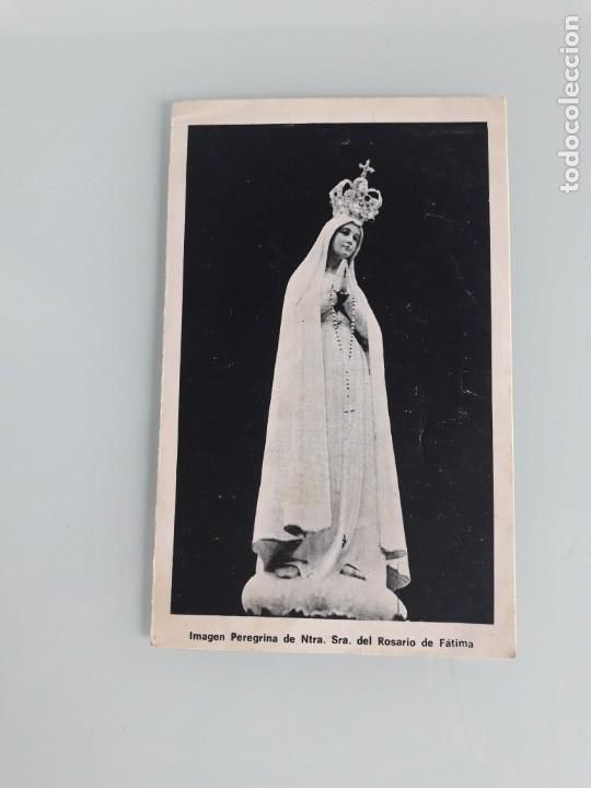 Otros Art&iacute;culos de Coleccionismo en Papel: IMAGEN PEREGRINA NTRA. SRA. DEL ROSARIO DE F&Aacute;TIMA - MISTERIOS DEL SANTO ROSARIO - BURGOS - 1975