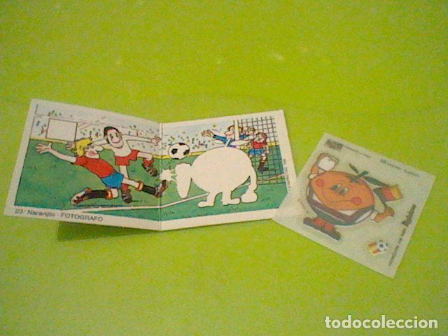 Otros Art&iacute;culos de Coleccionismo en Papel: NARANJITOS DEL MUNDIAL PROMOCIONAL CROMO TRANSFERIBLE Y SOPORTE LEER