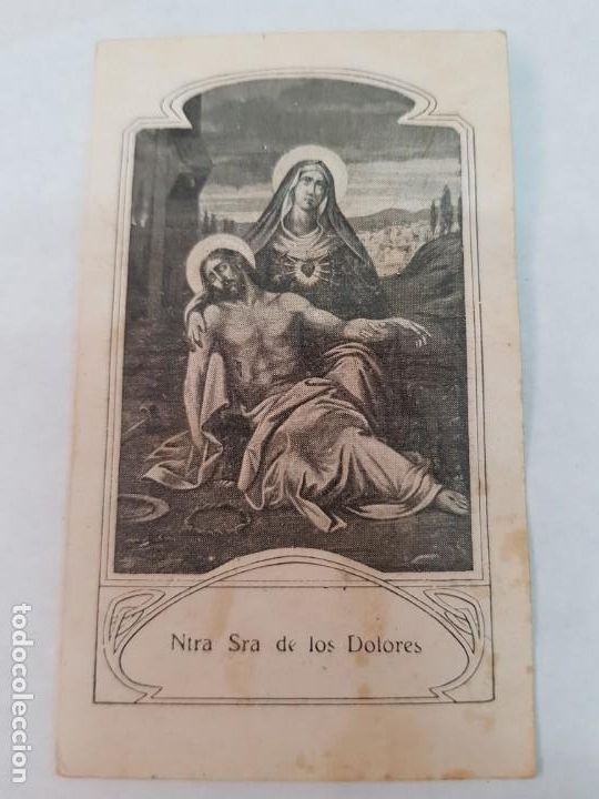 Otros Art&iacute;culos de Coleccionismo en Papel: ANTIGUA ESTAMPA RELIGIOSA VIRGEN NUESTRA SE&Ntilde;ORA DE LOS DOLORES