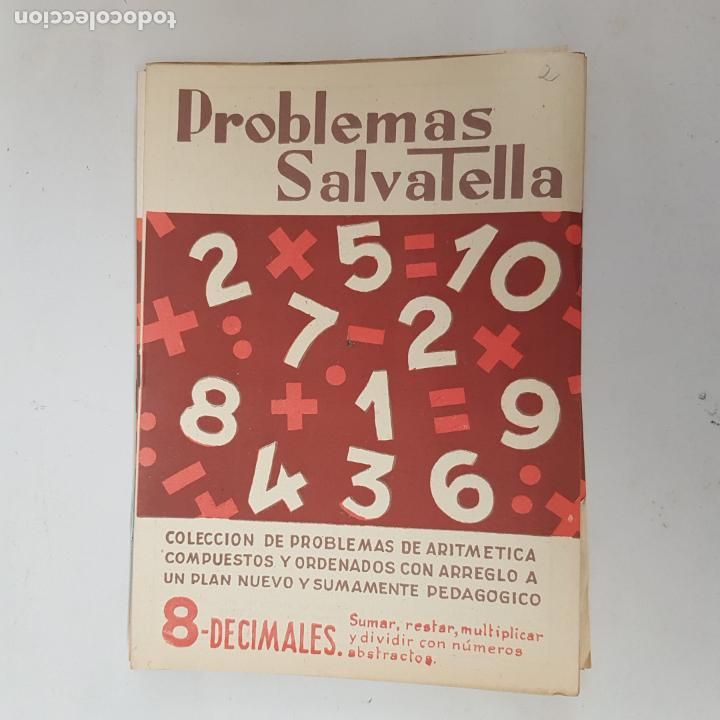 Paper Collecting Others: PROBLEMAS SALVATELLA N&Uacute;MERO 8 - decimales - SIN USO A&Ntilde;Os 1960 - tdkc37