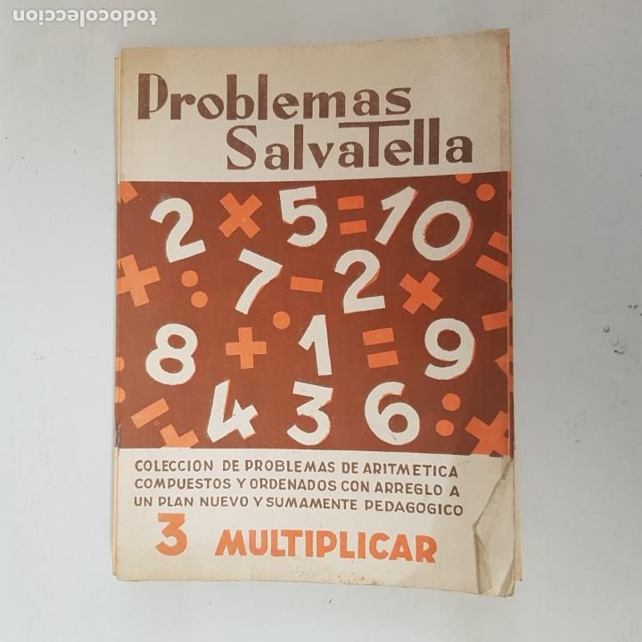 Sammelleidenschaft Andere Papierartikel: PROBLEMAS SALVATELLA N&Uacute;MERO 3 multiplicar - SIN USO - A&Ntilde;Os 1960 - tdkc37