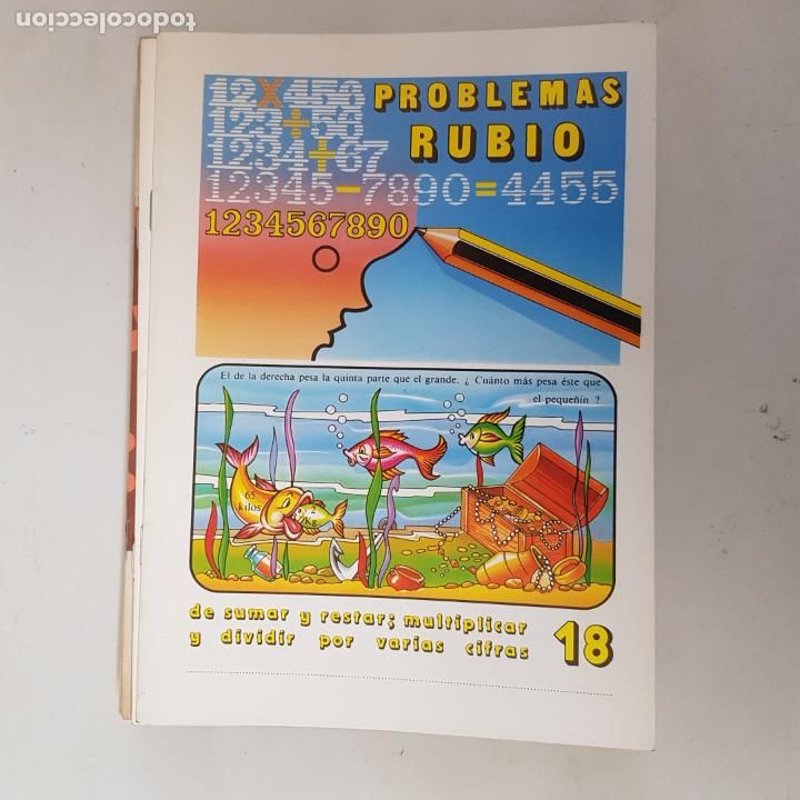 Paper Collecting Others: Cuaderno Rubio - Problemas de: Sumar, restar, multiplicar y dividir - n&ordm; 18 - tdkc37