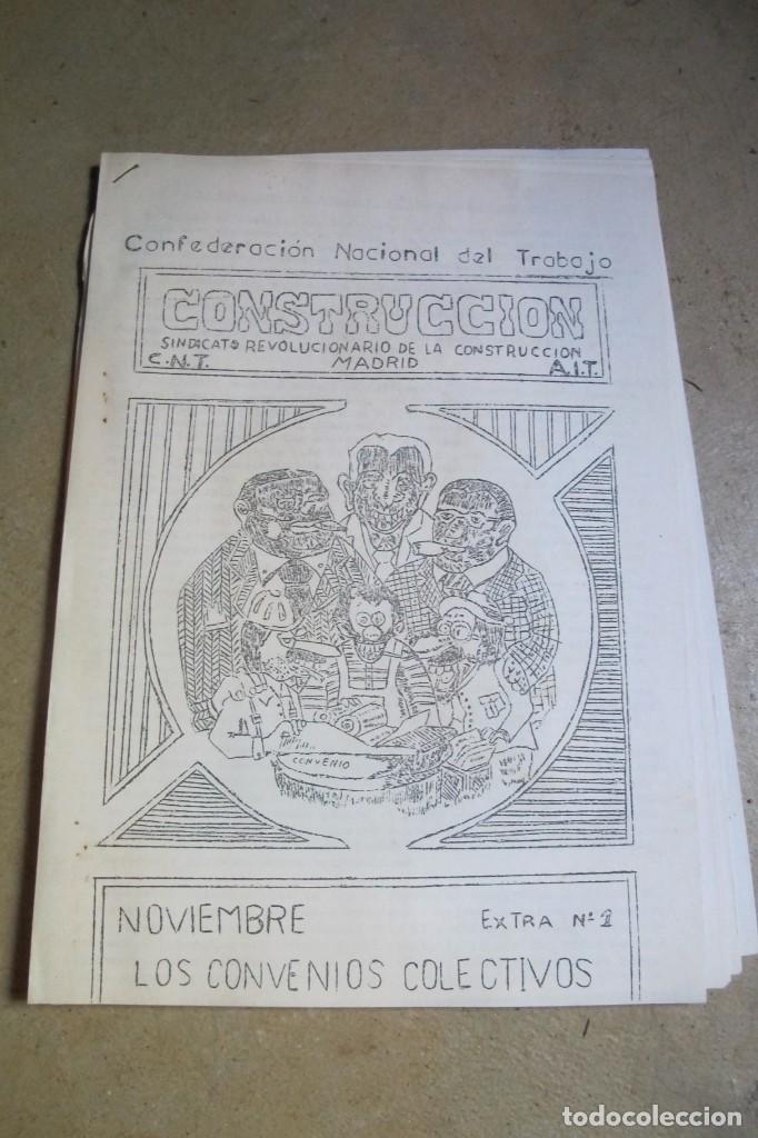 Otros art&iacute;culos de coleccionismo en papel: CNT SINDICATO CONSTRUCCION MADRID. ANARQUISMO PANFLETO ANARQUISTA