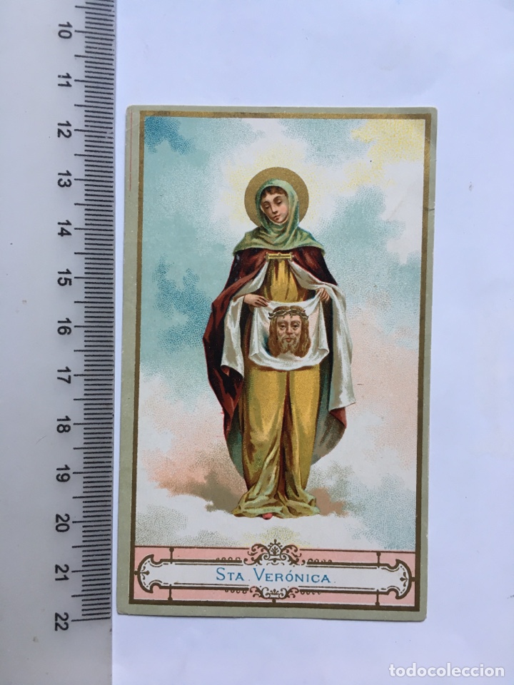 Otros Art&iacute;culos de Coleccionismo en Papel: ESTAMPA RELIGIOSA. SANTA VER&Oacute;NICA.