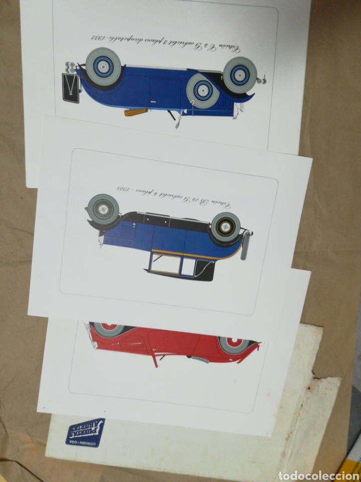 Otros Art&iacute;culos de Coleccionismo en Papel: Citroen gsa puertas abiertas 6 l&aacute;minas coches autom&oacute;vil