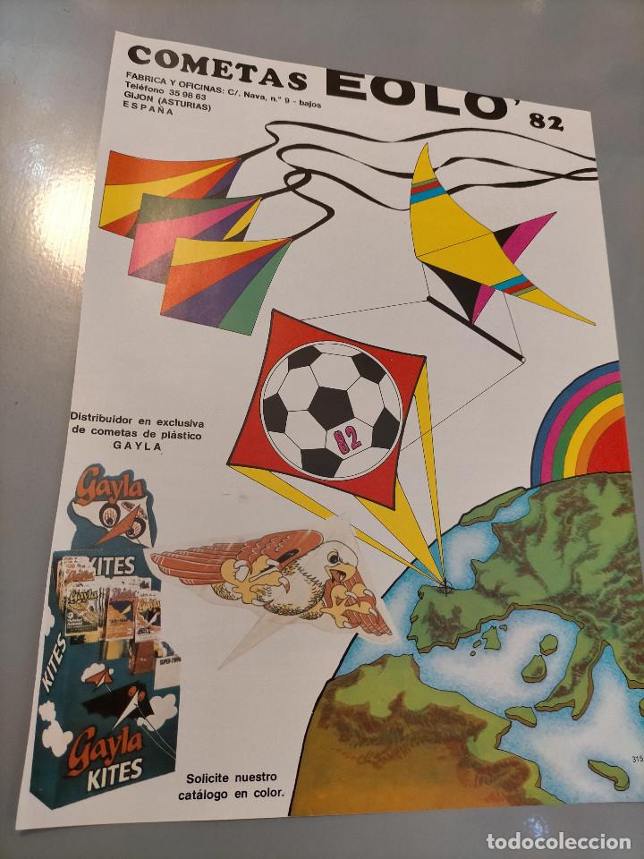 Sammelleidenschaft Andere Papierartikel: PUBLICIDAD COMETAS EOLO MUNIDAL ESPA&Ntilde;A 82, GAYLA KITES, POPLAND