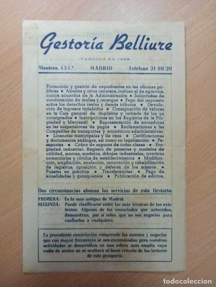 Paper Collecting Others: GESTORIA BELLIURE PROMOCION Y GESTION OFICINAS PUBLICAS MADRID