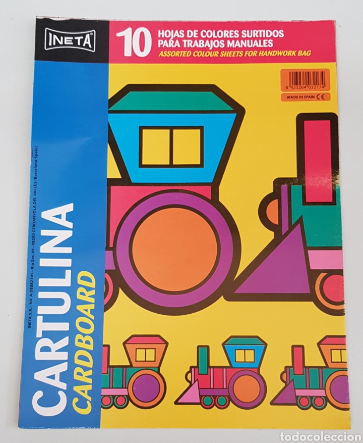 Outros artigos de papel: 10 hojas de cartulina - ineta - cardboard - tdkc40