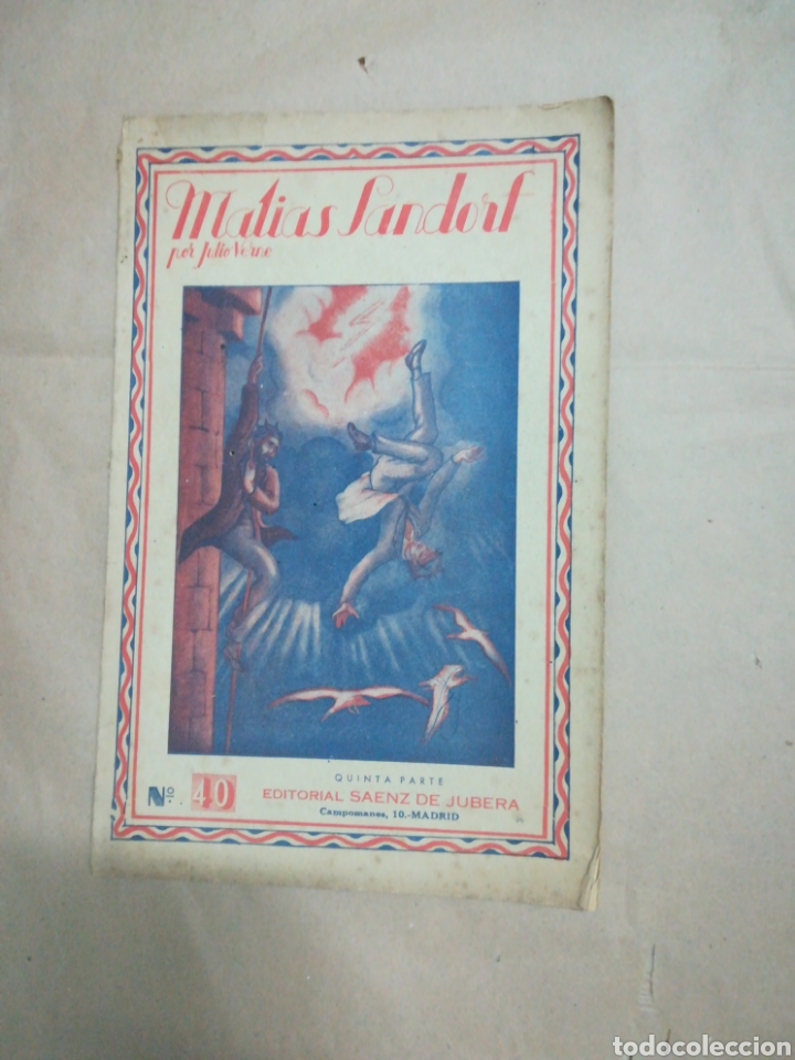 Otros Art&iacute;culos de Coleccionismo en Papel: Mat&iacute;as sandorf julio Verne S&aacute;enz de jubera 40