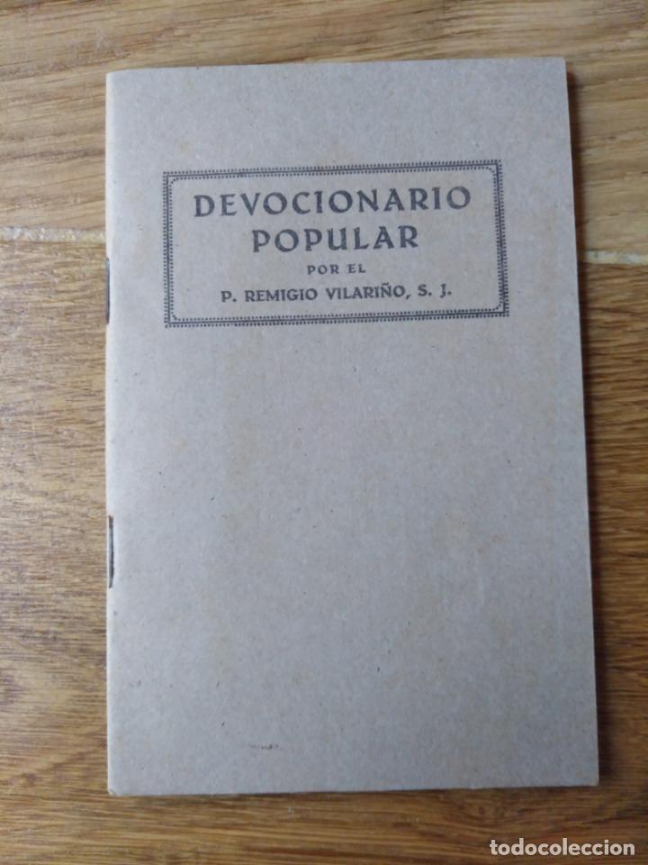 Otros Art&iacute;culos de Coleccionismo en Papel: Devocionario popular de guerra civil 1938 Padre Remigio Vilari&ntilde;o