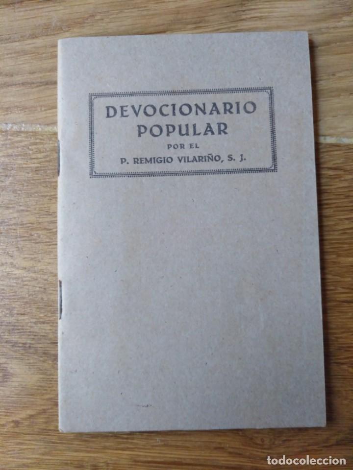Otros Art&iacute;culos de Coleccionismo en Papel: Devocionario popular de guerra civil 1938 Padre Remigio Vilari&ntilde;o