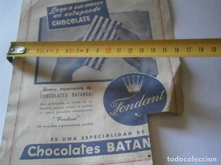 Collectionnisme Papier divers: HOJA PUBLICITARIA,DE CHOCOLATES,BATANGA, LA ESPA&Ntilde;OLA,A&Ntilde;OS 50 ,