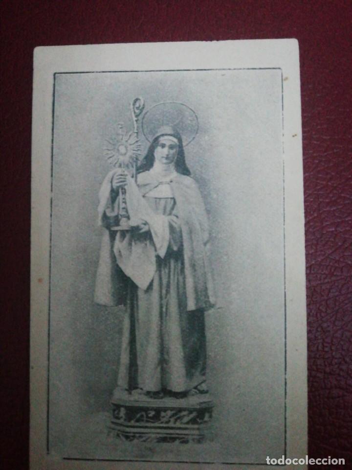 Otros Art&iacute;culos de Coleccionismo en Papel: ESTAMPA ANTIGUA SANTA TERESA CON EL CORPUS CHRISTI