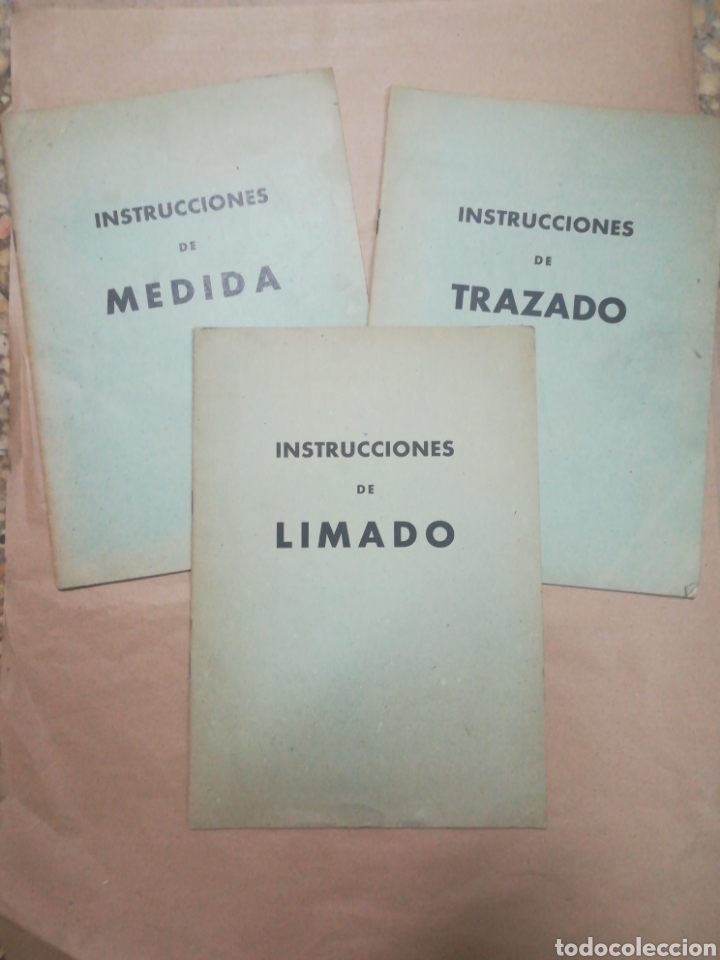 Otros art&iacute;culos de coleccionismo en papel: Instrucciones trazado medida limado