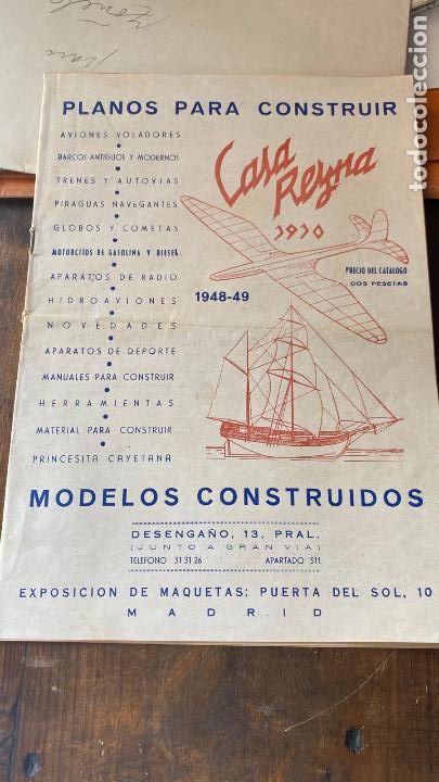 Otros art&iacute;culos de coleccionismo en papel: PLANOS CONTRUCCION BARCOS