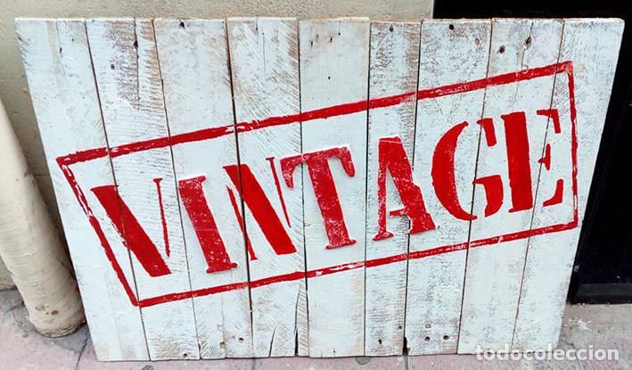 Otros Art&iacute;culos de Coleccionismo en Papel: TABLA DE MADERA DECORATIVA - VINTAGE - 60 X 80 CM - ENTREGA EN MANO -