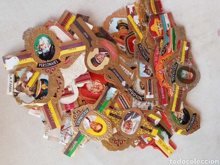 Otros Art&iacute;culos de Coleccionismo en Papel: **LOTE DE MAS DE 80 VITOLAS DE LA S&Egrave;RIE, PERSONAJES**