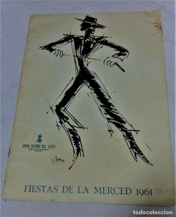 Otros art&iacute;culos de coleccionismo en papel: LIBRETA PROGRAMA GRAN TEATRO DEL LICEO.ESPECIAL FIESTAS DE LA MERCED,1961.24 P&Aacute;GINAS M&Aacute;S TAPAS.