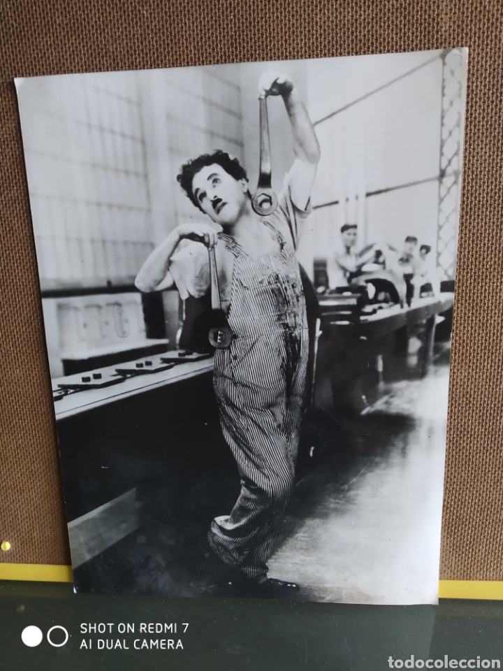 Otros Art&iacute;culos de Coleccionismo en Papel: Foto Charles Chaplin Brillante