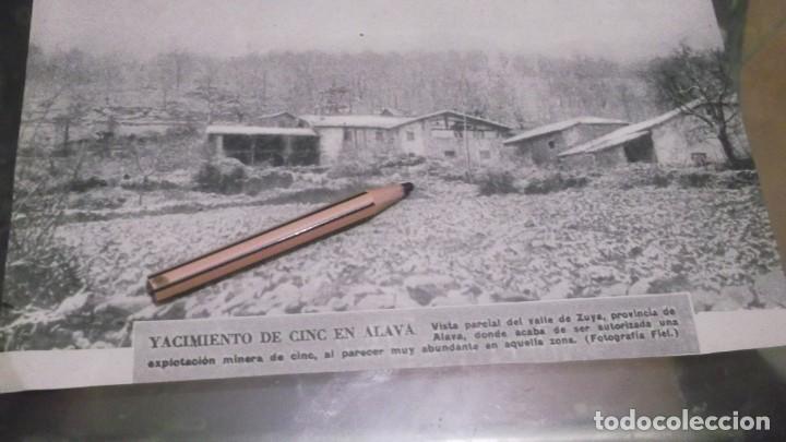 Otros Art&iacute;culos de Coleccionismo en Papel: RECORTE A&Ntilde;O 1965 -(ALAVA)YACIMIENTO DE CINC EN EL VALLE DE ZUYA(FOTO.FIEL)