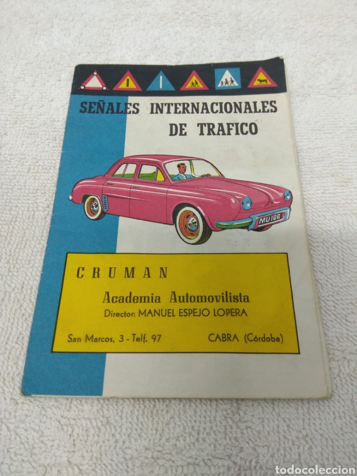 Otros Art&iacute;culos de Coleccionismo en Papel: Cartilla se&ntilde;ales internacionales de tr&aacute;fico