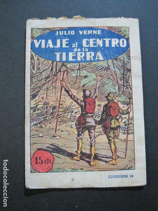 Otros Art&iacute;culos de Coleccionismo en Papel: VIAJE AL CENTRO DE LA TIERRA-JULIO VERNE-N&ordm; 10-MAGIN PI&Ntilde;OL EDITOR-VER FOTOS-(K-388)
