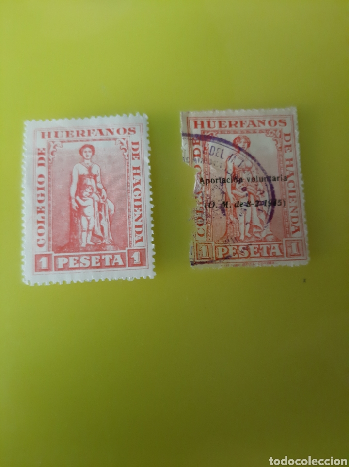 Paper Collecting Others: HACIENDA HUERFANOS UNA PESETA
