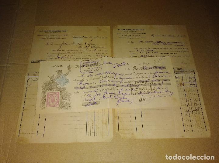 Otros art&iacute;culos de coleccionismo en papel: lote factura pozoblanco cordoba cerveza mahou 1928 leer