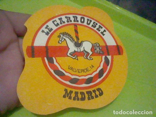 Paper Collecting Others: CARROUSEL MADRID VALVERDE COASTER POSAVASOS VSADO DESPEGADO DE ALBVM RESTOS PEGAMENTO 11 CMS