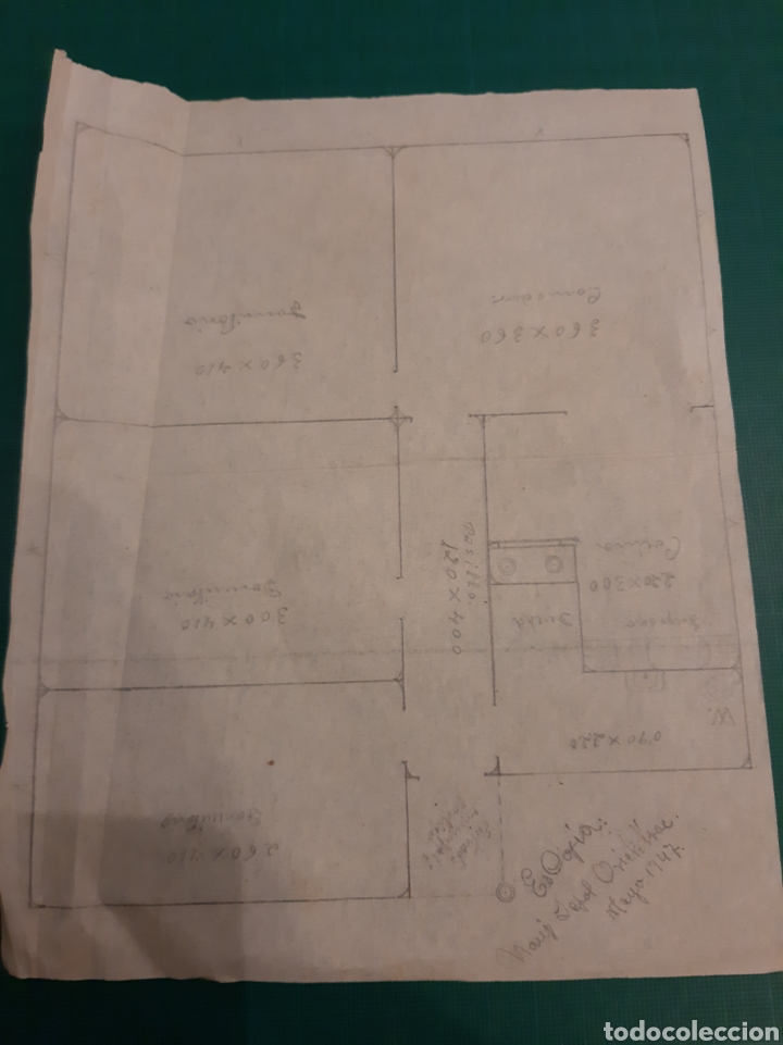 Paper Collecting Others: 1934/1947 plano casa MARI SEPOL.