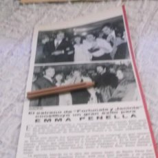 Altri oggetti di carta: RECORTE PUBLICIDAD AÑOS 70 -ESTRENO DE FORTUNATA Y JACINTA ,EMMA PENELLA,ROCIO DURCAL,JUNIOR,MARISOL