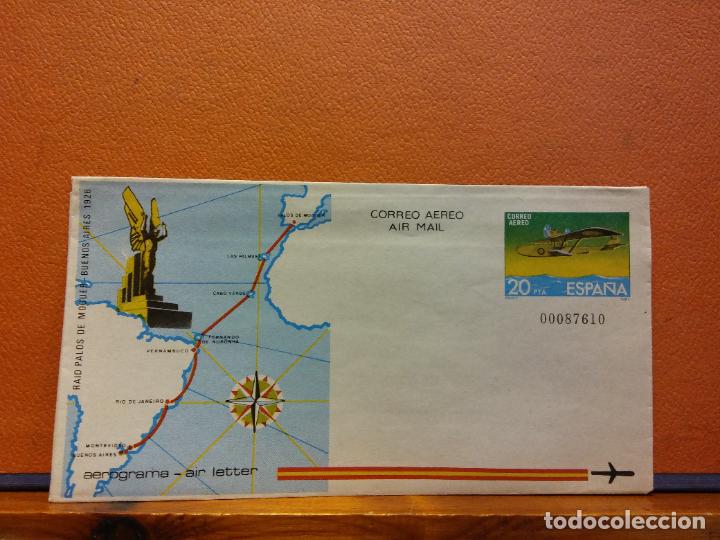 Collectionnisme Papier divers: SOBRES CORREO A&Eacute;REO. AEROGRAMA. ESPA&Ntilde;A. SOBRES DE COLECCI&Oacute;N. SIN USAR