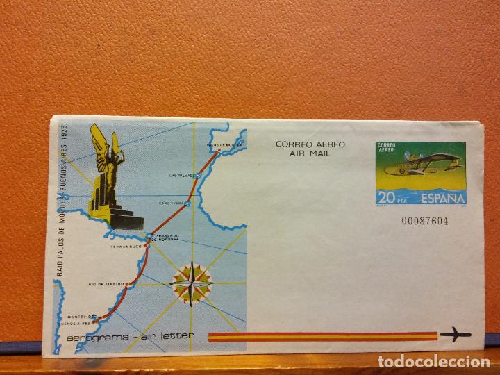 Sammelleidenschaft Andere Papierartikel: SOBRES CORREO A&Eacute;REO. AEROGRAMA. ESPA&Ntilde;A. SOBRES DE COLECCI&Oacute;N. SIN USAR