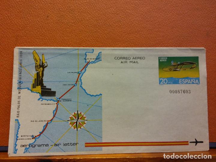 Sammelleidenschaft Andere Papierartikel: SOBRES CORREO A&Eacute;REO. AEROGRAMA. ESPA&Ntilde;A. SOBRES DE COLECCI&Oacute;N. SIN USAR