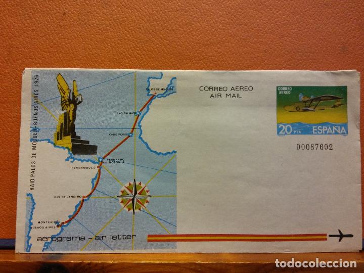 Sammelleidenschaft Andere Papierartikel: SOBRES CORREO A&Eacute;REO. AEROGRAMA. ESPA&Ntilde;A. SOBRES DE COLECCI&Oacute;N. SIN USAR