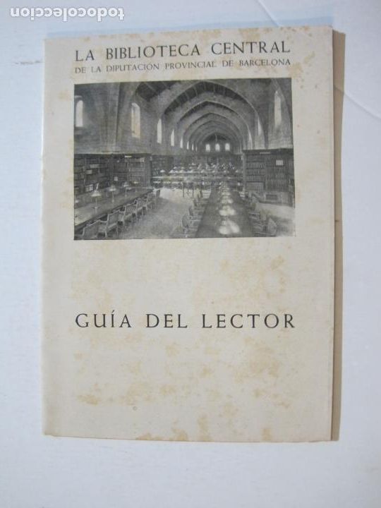 Altri oggetti di carta: BARCELONA-LA BIBLIOTECA CENTRAL-GUIA DEL LECTOR-VER FOTOS-(K-563)