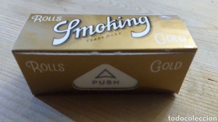 Otros Art&iacute;culos de Coleccionismo en Papel: Papel de fumar de rollo SMOKING GOLD