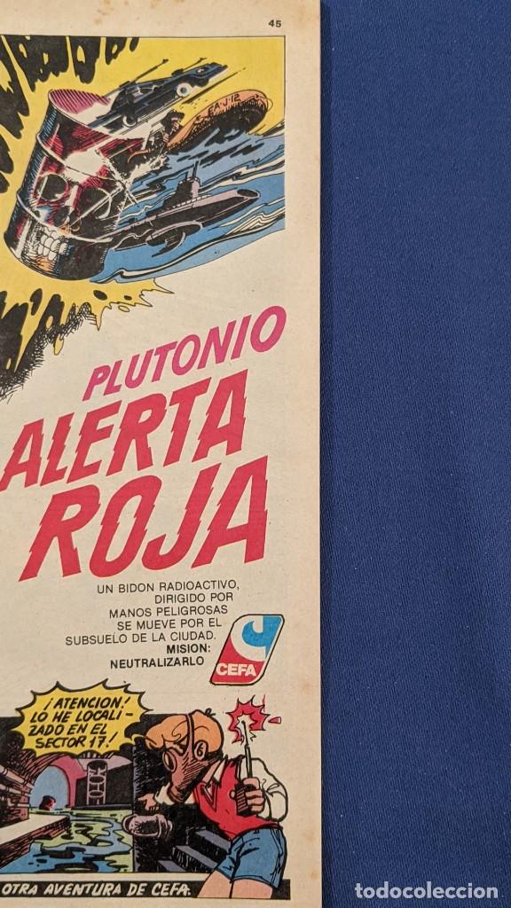 Collectionnisme Papier divers: ANTIGUO ANUNCIO TBO &laquo;PLUTONIO ALERTA ROJA&raquo;