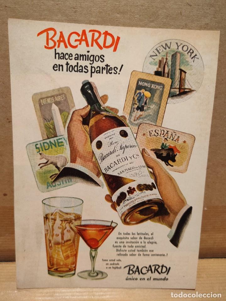 Paper Collecting Others: PUBLICIDAD BACARDI A&Ntilde;OS 50 CUBA