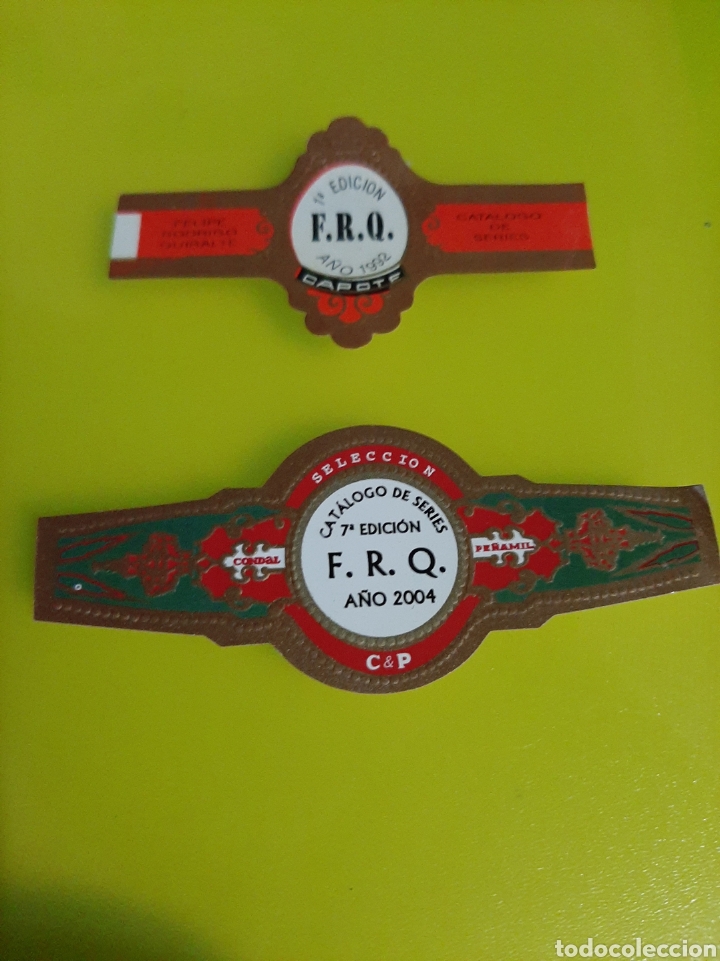Collectionnisme Papier divers: VITOLAS CAT&Aacute;LOGOS ESPA&Ntilde;A F.R.Q 1 EDICION 1992 Y 7 EDICI&Oacute;N 2004