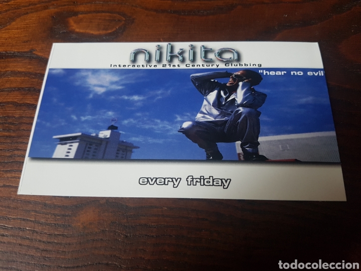 Otros art&iacute;culos de coleccionismo en papel: FLYER NIKITA CLUB SAN FRANCISCO A&Ntilde;OS 90