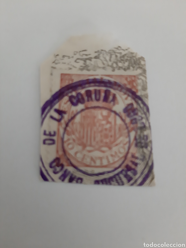 Collectionnisme Papier divers: La CORU&Ntilde;A 10 C&Eacute;NTIMOS ESPECIAL M&Oacute;VIL MATASELLO BANCO CORU&Ntilde;A