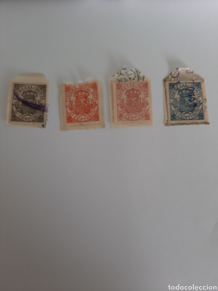 Collectionnisme Papier divers: ESPECIAL M&Oacute;VIL 5 10 15 25 C&Eacute;NTIMOS SELLOS