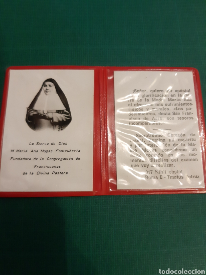 Sammelleidenschaft Andere Papierartikel: MARIA ANA MOGAS FRANCISCANAS DIVINA PASTORA