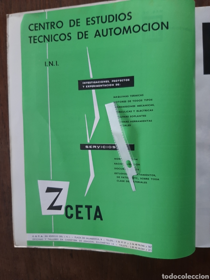 Otros art&iacute;culos de coleccionismo en papel: Publicidad ceta automoci&oacute;n pegaso de 1962