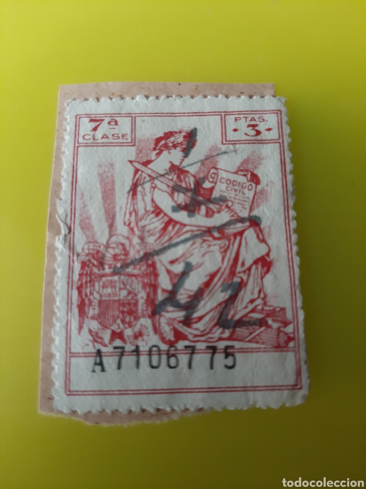 Paper Collecting Others: 1942 POLIZA 7 clase 3 pesetas A 71006775