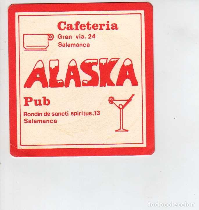Otros art&iacute;culos de coleccionismo en papel: POSAVASOS CAFETERIA ALASKA-SALAMANCA
