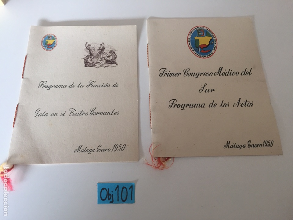 Otros art&iacute;culos de coleccionismo en papel: Programas de funci&oacute;n de galas en el teatro Cervantes - Foto 1