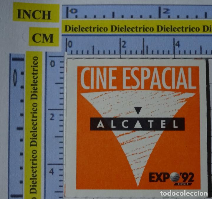 Otros Art&iacute;culos de Coleccionismo en Papel: ENTRADA DE LA EXPO 92 1992 SEVILLA. CINE ESPACIAL DE ALCATEL